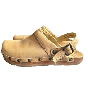 Kalso Copenhagen Shanti Negative Heel Leather Slip-On/or Slingback‎ Clogs